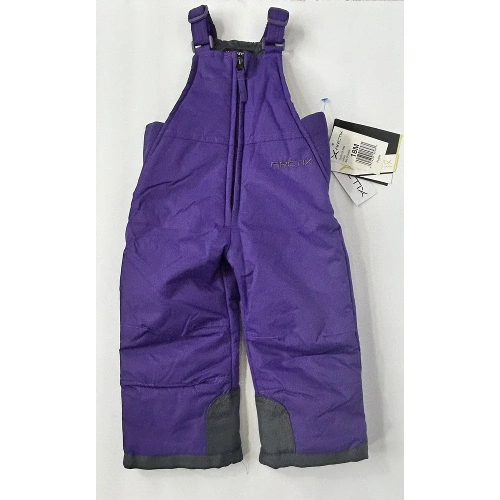 Arctix Snow Bib Pants NWT Overalls Baby Size 18 Months Purple